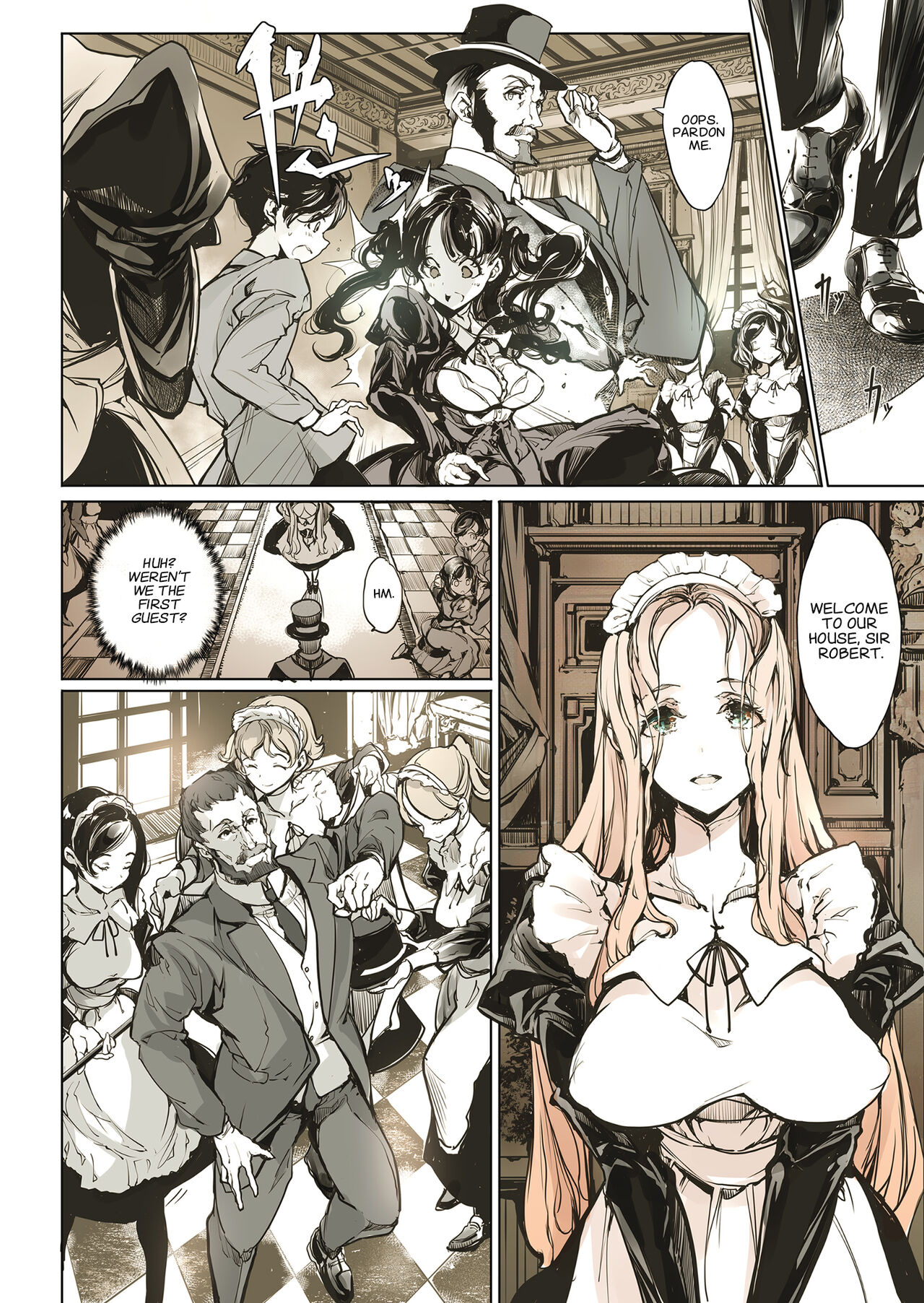 Hentai Manga Comic-Beatrice Brothel-Read-9